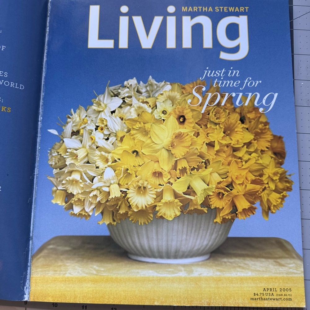 Martha Stewart Living magazine April 2005 issue